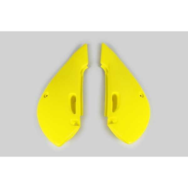 Plaques latérales UFO jaune Suzuki RM65