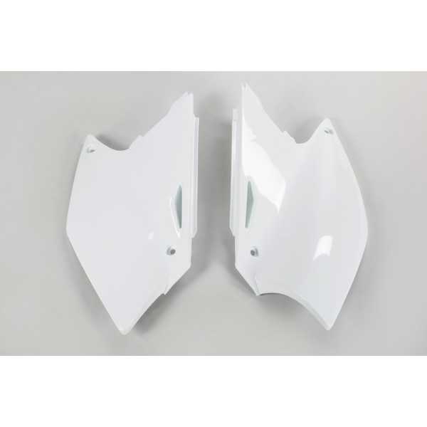Plaques latérales UFO blanc Suzuki RM-Z250