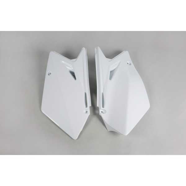Plaques latérales UFO blanc Suzuki RM-Z450
