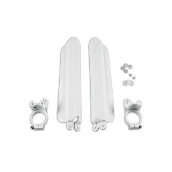 Protections de fourche UFO blanc universel fourche Paioli
