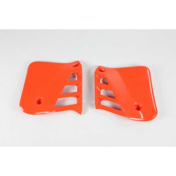 Ouïes de radiateur UFO orange Honda CR250R