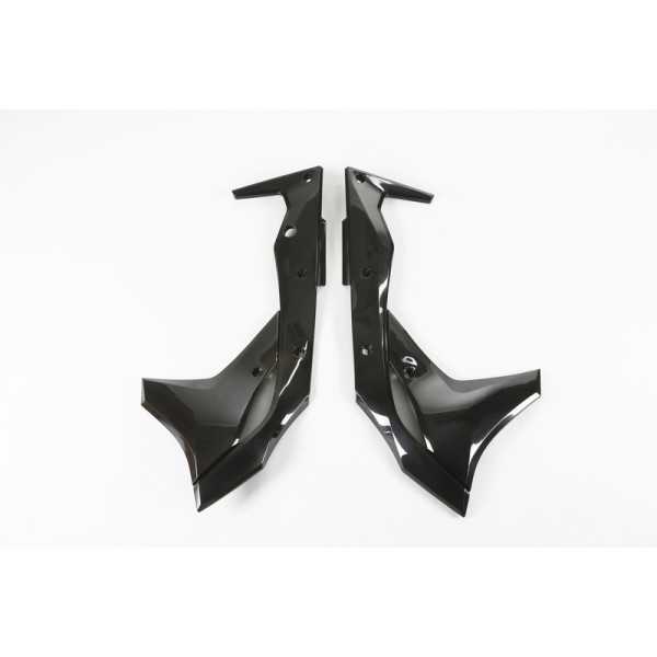 Ouïes de radiateur UFO noir Kawasaki KX250F