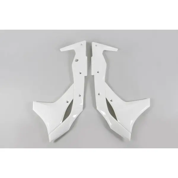 Ouïes de radiateur UFO blanc Kawasaki KX250F