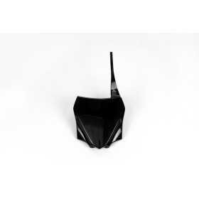 Plaque numéro frontale UFO noir Kawasaki KX85