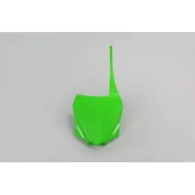 Plaque numéro frontale UFO vert Kawasaki KX85