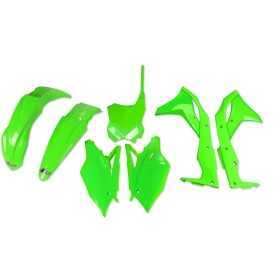 Kit plastique UFO vert fluo Kawasaki KX250F