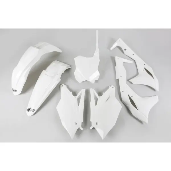 Kit plastique UFO blanc Kawasaki KX250F
