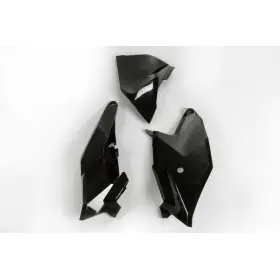 Plaques latérales + cache boîte à air UFO noir KTM SX85