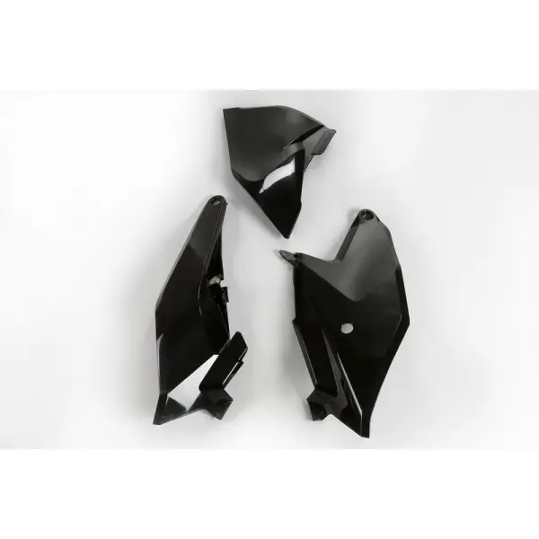 Plaques latérales + cache boîte à air UFO noir KTM SX85