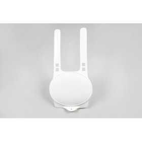 Plaque numéro frontale UFO blanc KTM