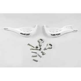 Protège-mains UFO Jumpy supermotard Ø28mm blanc