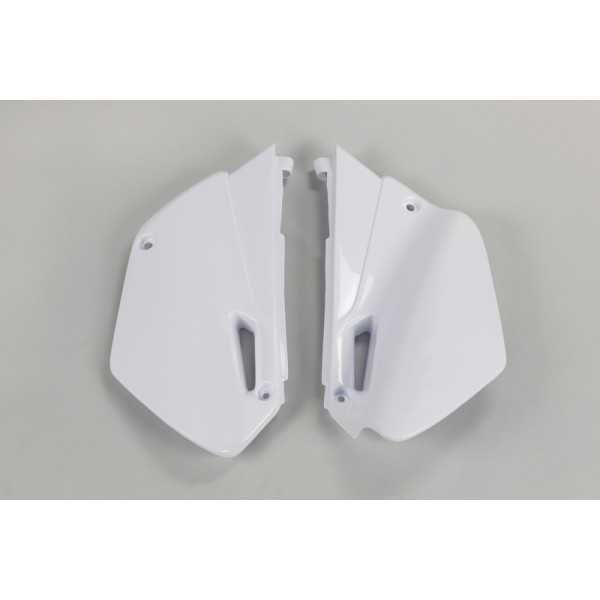 Plaques latérales UFO blanc Yamaha YZ85/85LW
