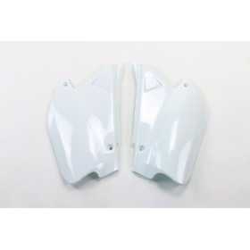 Plaques latérales UFO blanc Honda CR125R/250R