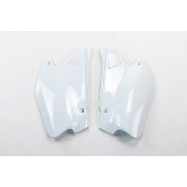 Plaques latérales UFO blanc Honda CR125R/250R