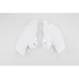 Plaques latérales UFO blanc Yamaha YZ125/250
