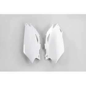 Plaques latérales UFO blanc Honda CRF250R/450R