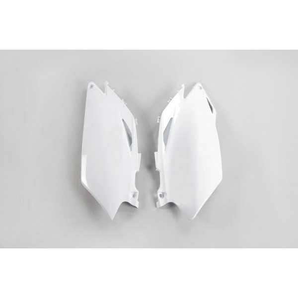 Plaques latérales UFO blanc Honda CRF250R/450R