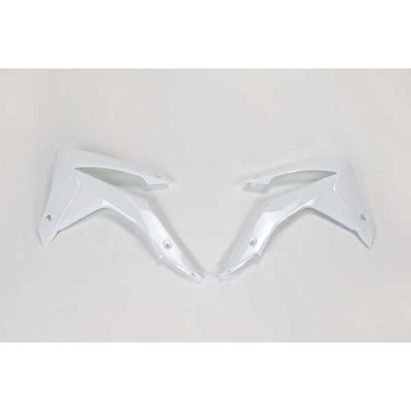 Ouïes de radiateur UFO blanc Honda CRF250R/450R