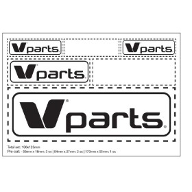 Planche de stickers V-PARTS