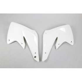 Ouïes de radiateur UFO blanc Kawasaki KX250F