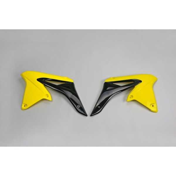 Ouïes de radiateur UFO jaune Suzuki RM-Z250