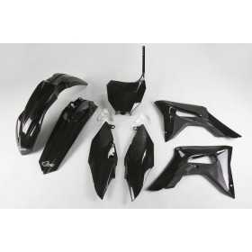 Kit plastique UFO noir Honda CRF450R
