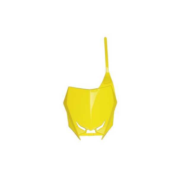 Plaque numéro frontale UFO jaune Suzuki RM-Z450