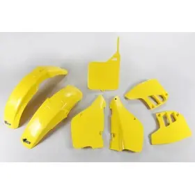 Kit plastique UFO couleur origine jaune Suzuki RM250