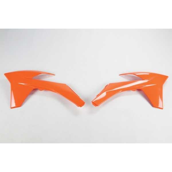 Ouïes de radiateur UFO orange KTM