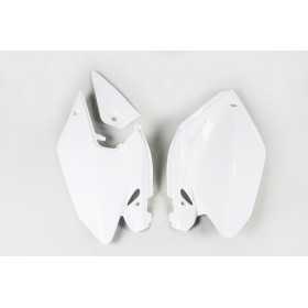 Plaques latérales UFO blanc Honda CRF250X