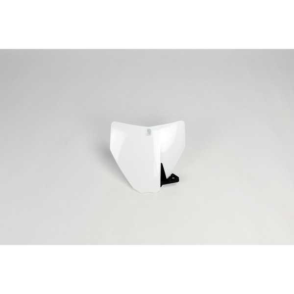 Plaque numéro frontale UFO blanc Husqvarna FC/TC