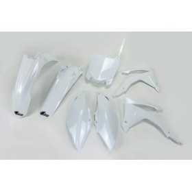 Kit plastique UFO blanc Honda CRF250R/CRF450R