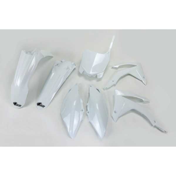 Kit plastique UFO blanc Honda CRF250R/CRF450R