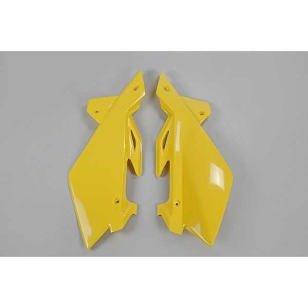 Plaques latérales UFO jaune Husqvarna