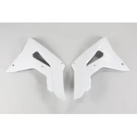 Ouïes de radiateur UFO blanc Honda CRF450R