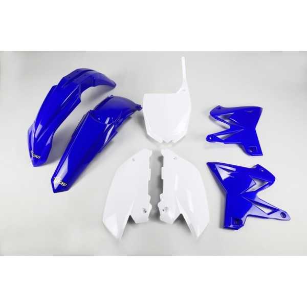 Kit plastique UFO réplica 4T restylé couleur origine bleu/blanc Yamaha YZ125/144/250
