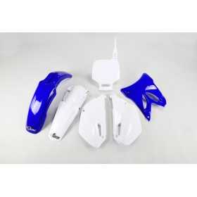 Kit plastique UFO couleur origine bleu/blanc Yamaha YZ85