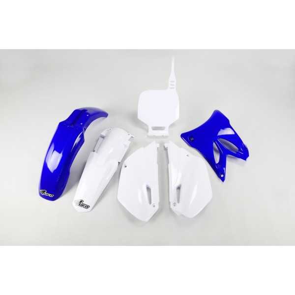 Kit plastique UFO couleur origine bleu/blanc Yamaha YZ85