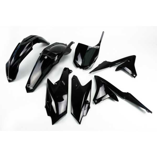 Kit plastique UFO noir Yamaha YZ250F/450F