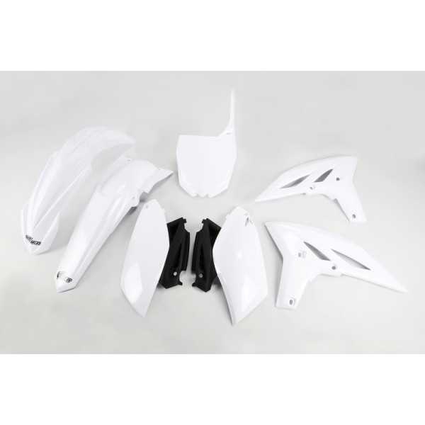 Kit plastique UFO blanc Yamaha YZ250F