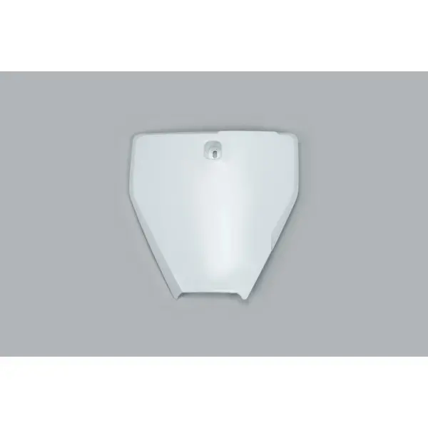 Plaque numéro frontale UFO blanc Husqvarna TC85