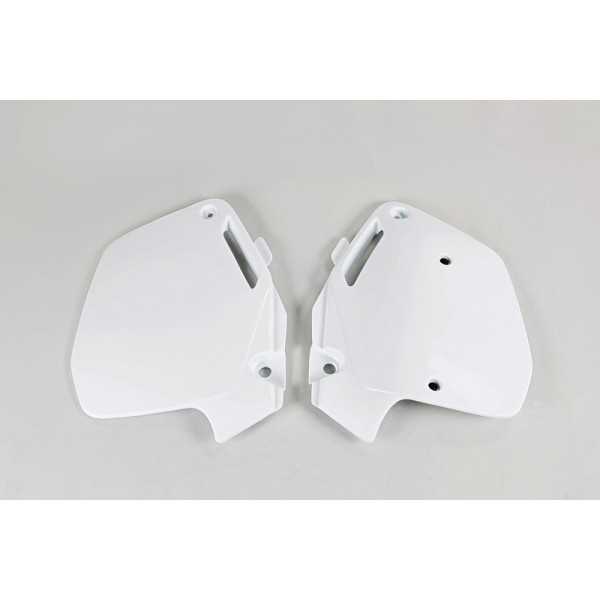 Plaques latérales UFO blanc Honda CR