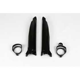 Protections de fourche UFO noir Kawasaki KX