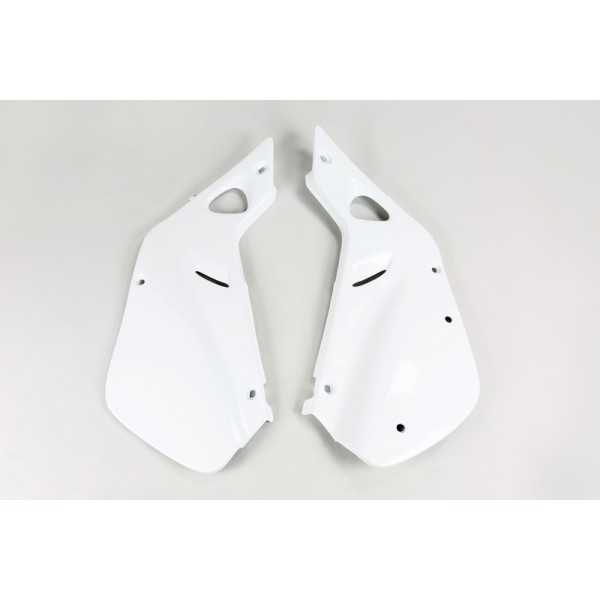 Plaques latérales UFO blanc Honda CR125R/250R
