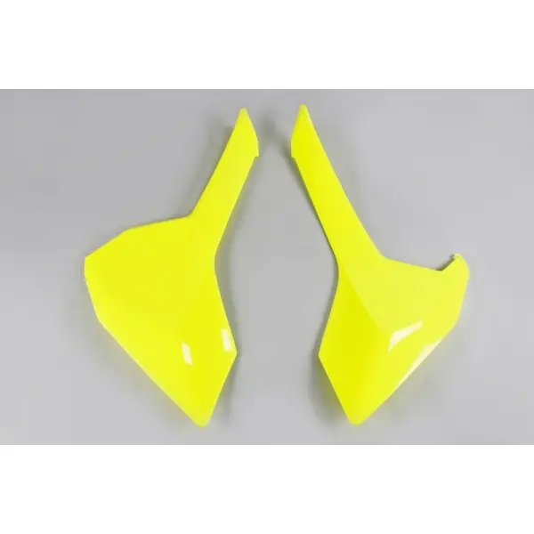 Plaques latérales UFO jaune fluo Husqvarna TC-FC