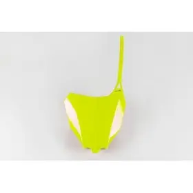 Plaque numéro frontale UFO jaune fluo Honda CRF450R/RX