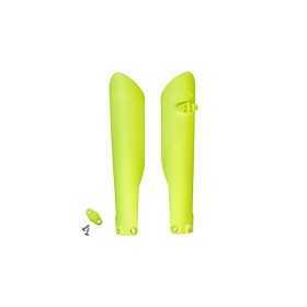 Protections de fourche UFO jaune fluo Husqvarna