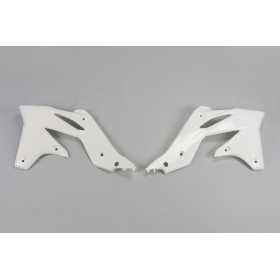 Ouïes de radiateur UFO blanc Kawasaki KX250F