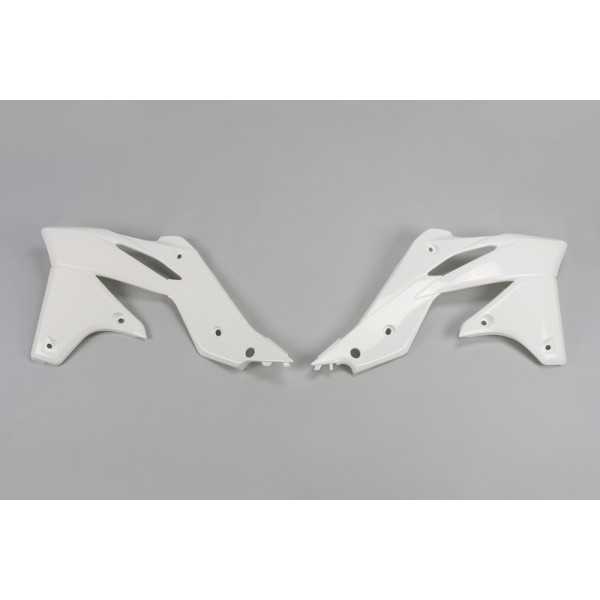 Ouïes de radiateur UFO blanc Kawasaki KX250F