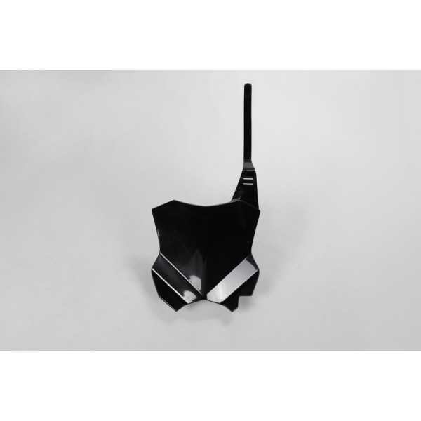 Plaque numéro frontale UFO noir Kawasaki KX450F